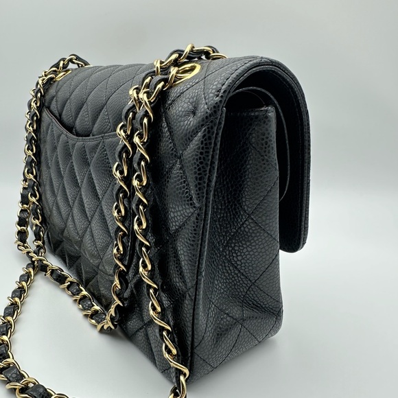 Authentic Chanel flap bag with original box and dust bag. - Picture 3 of 14